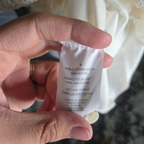 Feel Pretty Cream Lace Cap Sleeve Dress - Size XL - Picture 2 of 4